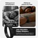 Onyx Vibration Alarm | Silent Wrist Wake Up for Heavy Sleepers | Avoid Disturbing Partner | 2 Intensity Levels, Up to 3 Alarms, 14+ Day Battery