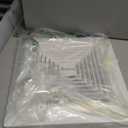 Aufind 11"x11" Bathroom Exhaust Fan Cover with Spring - Heavy Duty Plastic Ventilation Grille, Easy Install Spring-Loaded Design for Ceiling or Wall Mounted Fans