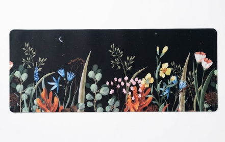 Floral Mouse Pad, Size 31×12 in 