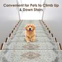 Brakki Bullnose Stair Treads for Wooden Steps, Non Slip Stair Carpet, 14pc
Washable, Stair Rug for Indoor Runner and Pets, Soft Edging Staircase Protectors, L29.5"xW9.5", Beige and Grey