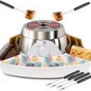 Smores Maker Tabletop Indoor Kit, Indoor Smore Maker Smores Kit Flameless Electric S'mores Maker, Tabletop Smores Maker,Movie Night Supplies Housewarming Christmas Gifts, 120V
