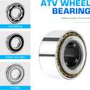 Rear Left or Right CV Axle & Wheel Bearing Kit for Suzuki King Quad 450/500/700/750 2006 2007 2008 2009 2010-2022, 1 CV Axle and 1 Wheel Bearing