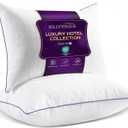 JOLLYVOGUE Pillows King Size Set of 2, Bed Pillow for Side, Back, and Stomach Sleepers, Down Alternative Filled Pillows, Luxury Hotel Quality and Machine Washable, 34" x 17", 2 Pack