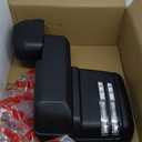 Driver Left Side Door Towing Mirror Power and Heated with Signal Light No Spot Light with Back Cover For Chevrolet Silverado GMC Sierra 2500HD 3500HD from 2019 to 2024