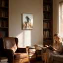 Jesus Hugging Woman Canvas Wall Art Jesus And Girl Paintings Pictures Wall Decor Christian Healing Embrace Bible Stories Poster Printing Artwork for Bedroom Living Room Church Dining Home Decoration, 16L"x24W"