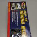CIPA 11950 Clip-On Towing Mirror, Black & Silver, 15.75 Inch