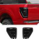 JeCar Smoked Tail Light Covers Trim Guards for 2021-2025 Ford F150