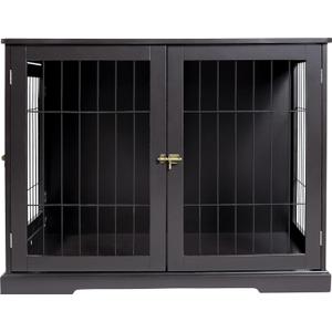 TRIXIE 29.5" Indoor Dog Crate, Wooden Crate Table for Dogs Up to 25 lb, Small Dog Kennel, Perfect in Any Room, Brown TRIXIE 29.5" Indoor Dog Crate, Wooden Crate Table for Dogs Up to 25 lb, Small Dog Kennel, Perfect in Any Room, Brown