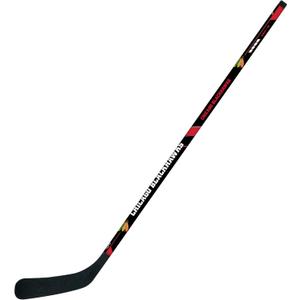 Franklin Sports NHL Chicago Blackhawks Team 48-Inch Vinyl Hockey Stick, Left, Junior, Red