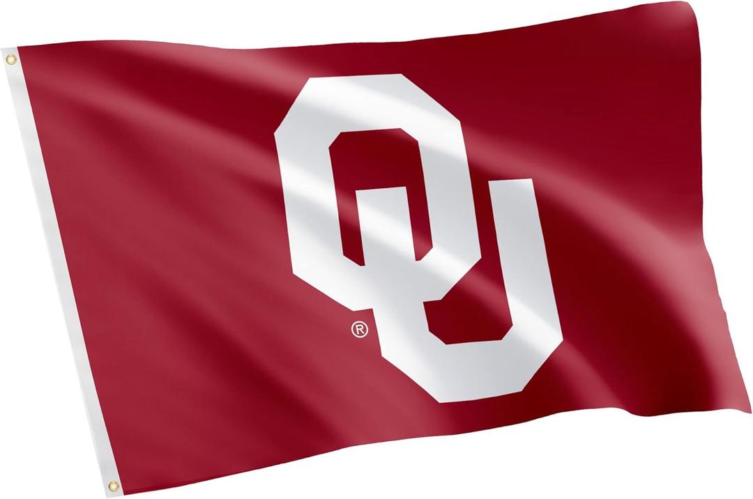 Desert Cactus University of Oklahoma UO Flag - 3 x 5 Feet Sooners Banner, Indoor/Outdoor Durable Fabric, 100% Polyester Design (Style C)