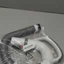 Pvc, Steel Upgraded Replacement Hose Handle for Shark Rotator Lift-Away Vacuum Models For Series NV355 NV356 NV357 NV358 NV370 UV440 (NV360 Blue UV550 Gray NV391 Red) OEM # 153FFJ (White)