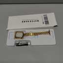 QUNDAXI Slim Watch Band Compatible with Apple Watch 41mm 45mm 42mm 44mm 40mm 38mm Metal Stainless Steel Watchband Suitable for iWatch 11/10/9/8/7/6/5/4/3/2/1/SE Series Women Luxury Strap