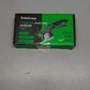 Cardboard Cutter, Rechargeable Cordless Electric Scissors, 4V Upgrade Motor Electric Box Cutter with 2 Blades, Safety Lock & LED Light, Powerful Cutting for Cardboard Box, Plastic, Leather (Green)