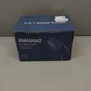 INAVAMZ 2-in-1 Shower Heads with Handheld Spray Combo: 10” Rainfall Shower Head & Hand Held Shower Head, 9 Spray Settings Detachable Shower Head with ON/OFF Switch and 15-Stage Filter