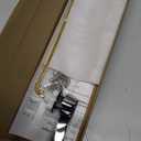 Hibbent Universal Metal Front Mount Toilet Handle Replacement Kit, Brass Toilet Flush Tank Lever with Stainless Steel Flapper Chains for Most Toilets, Chrome