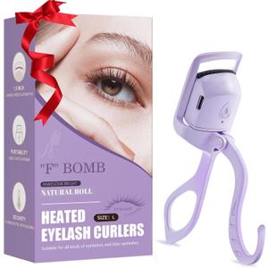 Safe Anti-Burn Lash Curler Elevate Your Beauty with Stunning Lashes (Purple, L)