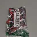 ADOGGYGO Christmas Dog Collar with Bow, Adjustable Cotton Red Green Plaid Bowtie Dog Christmas Collars for Small Medium Large Dogs Pets (Large, Xmas)