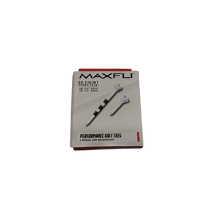 Maxfli Performance Tees, 50 Pack, Combo Pack: 40x3 1/4'', 10x1 1/2'' Tees