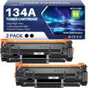 134A Black Toner Cartridges (with Chip) Replacement Compatible for HP 134A 134X W1340A W1340X Toner Cartridges Work with LaserJet 209dw MFP M234dw M234sdw M234sdn Printer (2 Black)