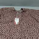 Egretlac Off pink And Black Cheetah Print top Size XL