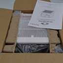 Tech Drive Bathroom fan 110 CFM, 1.5Sone No Attic access Needed Installation,Very Quiet Bath Ventilation and Exhaust Fan, Ceiling Mounted Fan,White Plastic Grille