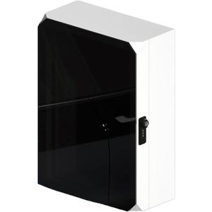 EV Charging Pile Protective Cover, Locking Outdoor EV Charger Enclosure, with Combination Lock, Weatherproof Design, Strong Compatibility, Galvanized and Painted Finish(White, 10"H x 25"W x 20 D)