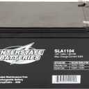 Interstate Batteries 12V 12Ah Battery (F2 Terminal) SLA AGM VRLA Rechargeable Replacement for Electric Fences, Generators, Medical Devices, Universal Power (SLA1104)