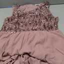 GRACE KARIN Wedding Guest Dress Mother of The Bride Dresses Two Piece Formal Sequin Dress with Jacket Tea Length 2025 (XX-Large, Gray Pink)