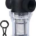 1Pcs 1 inch Inline Mesh Strainer,Water Pump Filter Irrigation High Flowing Pipeline Filter Garden Interface Strainer,Fits for RV Water Tank Pressure Washer Outdoor Hose(80 mesh)