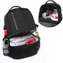 TUGUAN Insulated Cooler Backpack 38 Cans Double Deck Leakproof Lightweight Soft Lunch Backpack Small Cooler Bag Beach Picnic