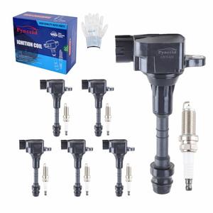 Pynccid UF349 High-Performance Ignition Coils & Iridium Spark Plugs Set of 6 Compatible with Nissan Altima/Maxima/Murano/Frontier/Quest/Xterra/Pathfinder & Infiniti I35/QX4 3.5L V6-224488J115