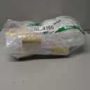 100 Pack Plastic Champagne Flutes, 5 Oz Gold Rimmed Champagne Flutes, Clear Plastic Toasting Glasses for Mimosa Bar Engagement Birthday Wedding Graduation Decorations Party