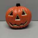 Halloween Pumpkin Light Battery Operated Halloween Jack-O-Lantern Light Up Pumpkin Face for Home Indoor Outdoor