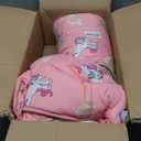 Primlect Thickened Toddler Nap Mat with Removable Pillow and Minky Blanket, Extra Large 55''x35'' Sleeping Bag, Washable, Roll up, Perfect for Daycare, Preschool, Kindergarten, Boys and Girls Pink