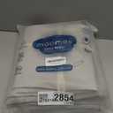 MooMee Bedding Duvet Cover Set 100% Washed Cotton Linen Like Textured Breathable Durable Soft Comfy (Heathered Almond Milk Grey, Twin 68"x90")