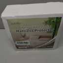 California King Mattress Protector Waterproof Mattress Pad Washable Bamboo Rayon Mattress Cover Breathable Noiseless Bed Protector 5" - 21'' Elastic Fitted Deep Pocket