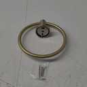 HouseAid Stainless Steel Towel Ring for Bathroom Hand Towel Holder Modern Circle Towel Hanger Round Towel Rack Wall Mounted Brushed Gold