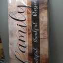 Canvas Wall Art for Living Room,Family Grateful Thankful Blessed,Family Signs Wall Decor Canvas Prints,Blessed Wall Decor,Artwork Framed Painting Home Decoration Ready to Hang 24"x48"