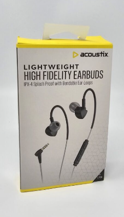 Acoustix Lightweight High Fidelity Earbuds Pack Of 2