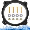 Replace for Dometic SE341549 385310063 Floor Flange Seal, RV Floor Flange Seal & Mounting Kit, for Motorhome & Trailer, Fit for Dometic/Sealand Toilets 506+ 510+ 511H 706 806 2010 2011