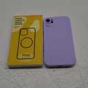 Vooii Compatible with iPhone 11 Case, Upgraded Liquid Silicone with [Flat Edges] [Camera Protection] [Soft Anti-Scratch Microfiber Lining] Phone Case for iPhone 11 6.1 inch - Light Purple