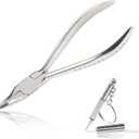 Bent Nose Eyeglasses Pliers 6 Inches Eyeglasses Nose Pad Arm Adjusting Pliers Glasses Repair Assembling & Ajusting Tools Optical Optician Tool with Eyeglass Repair Screwdriver