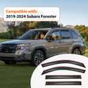 in-Channel Rain Guards Compatible with 2019-2024 Subaru Forester