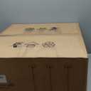 Blue Glass Pendant Lights Kitchen Island Lighting Globe Pendant Light Fixtures Modern Pendant Lighting for Kitchen Island Bedroom Living Dining Room Light Fixture(9.84in, 3-Pack)