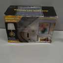 Battery Operated Wall Sconces Set of Two [8000mAh Detachable & Rechargeable Battery] 3 Color Temperature & Dimmable Lamp with LED Display & Remote, Wireless Wall Light for Bedroom & Living Room