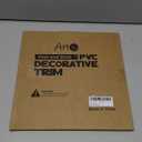 Art3d 20ft Outside Vinyl Corner Trim Peel and Stick for Tile and Wall Edges, Furniture Decoration White