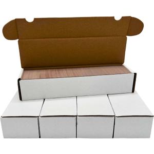 (5 Pack) 800-Count Trading Card Storage Box - MADE IN THE USA - Responsibly-Sourced - Trading Card Storage Box for Sports Cards, PTCG, MTG, and other Gaming Cards