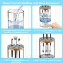 Electric Makeup Brush Cleaner Efficient Deep Cleaning and Drying of Mmake-Up Brushes Portable Automatic USB Cosmetic Brushes Cleaner Tool for All Size Beauty Makeup Brush Set(White)