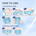 Bariatric Adult Diapers 5XL Women&Men of Deodorization,Medical Waist 64-85IN 8 PCS/Box,Absorb Effectively Disposable Underwear with Tabs,Fixed Firmly Incontinence Underwear Advanced Technology DU001