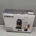 CHULUX Compact Espresso Machine, 20 Bar Single Serve Coffee Maker, Dual Brew Sizes for Espresso and Lungo, 1400W Rapid Brewing, Mystic Gray (Upgrade Model)